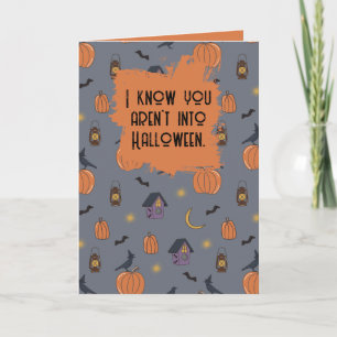 Funny Halloween Card From Mum Sarcastic