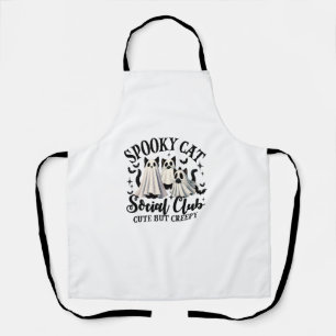 Funny Halloween Cat Apron