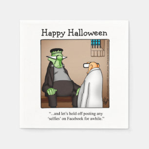 Funny Halloween Cocktail Napkins