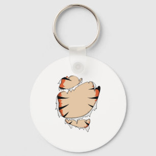 Funny Halloween Cool Funny Halloween For Tiger Key Ring