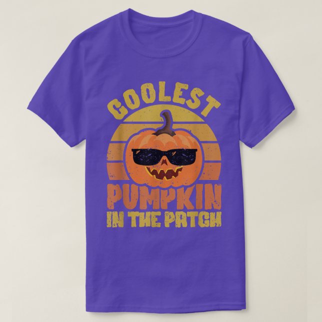 Funny Halloween Cool Pumpkins Coolest Pumpkin In T T-Shirt (Design Front)