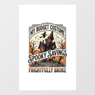 Funny Halloween Costume Broke Witch Haunted House 