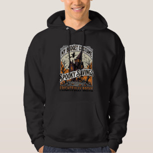 Funny Halloween Costume Broke Witch Haunted House Hoodie