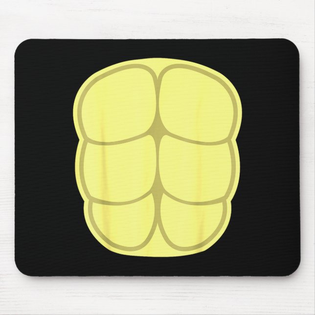 Funny Halloween Costume Diy Turtle Shell Animal Bo Mouse Pad (Front)
