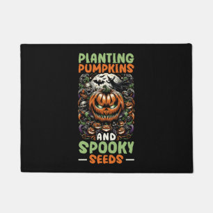 Funny Halloween Costume Gardening Gardener Trick Doormat