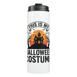 Funny Halloween Costume Haunted House Vintage Shir Thermal Tumbler