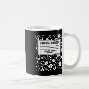 Funny Halloween Costume Journal Composition Notebo Coffee Mug