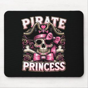 Funny Halloween Costume Pirate Princess Coquette B Mouse Pad