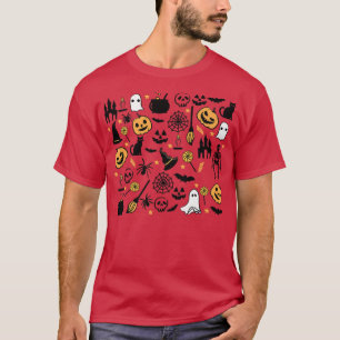 Funny Halloween Costume Pumpkin Ghost Witch Jack O T-Shirt