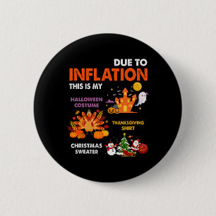 Funny Halloween Costume Thanksgiving Ugly Christma 6 Cm Round Badge