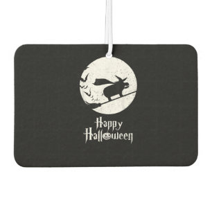 Funny Halloween Costume Witch Hippo Lover Gift Car Air Freshener