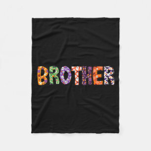 Funny Halloween Costumes Brother For Kids Matching Fleece Blanket