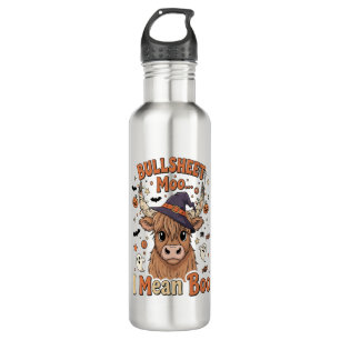 Funny Halloween Cow Bullsheet I Mean 710 Ml Water Bottle