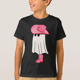 Funny Halloween Cowgirl Boo Ghost Cute Spooky Cowb T-Shirt