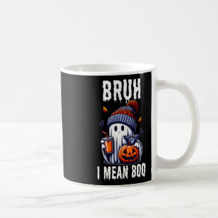Funny Halloween Cute Ghost Bruh I Mean Boo Jackola Coffee Mug