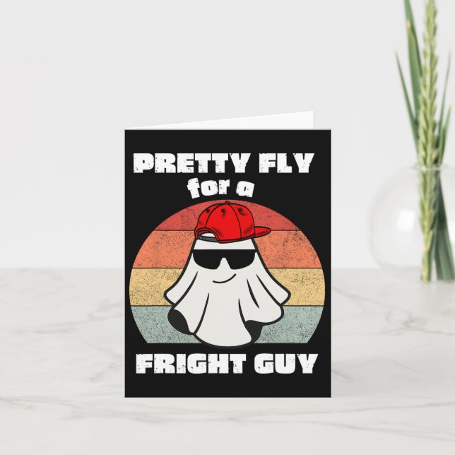 Funny Halloween Cute Ghost Spooky Funny Halloween  Card (Front)