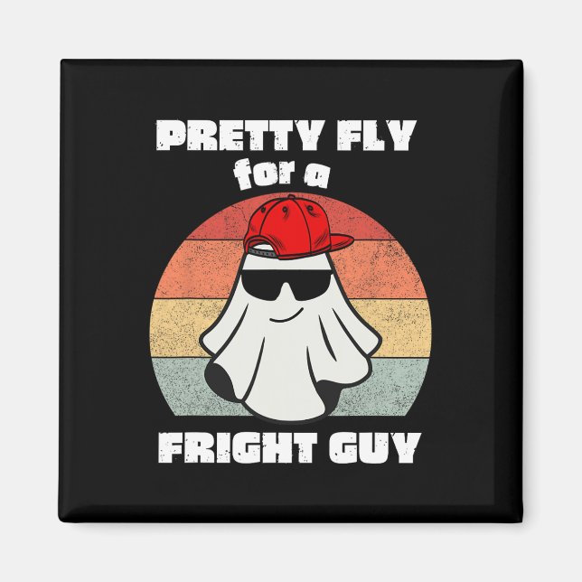 Funny Halloween Cute Ghost Spooky Funny Halloween  Magnet (Front)