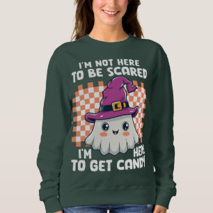 Funny Halloween Cute Ghost Witch Sweatshirt