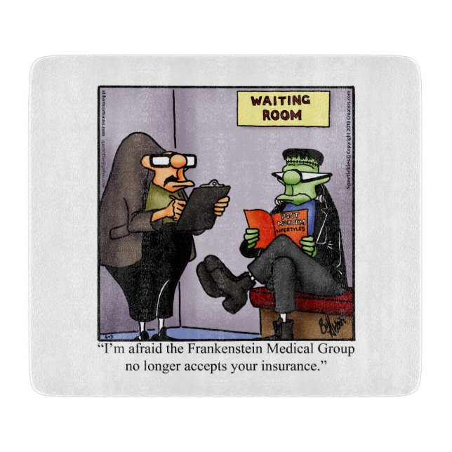 Funny Halloween Cutting Board Gift  (Front)