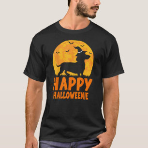 Funny Halloween Dachshund Dog Scary Wiener Pet Cos T-Shirt