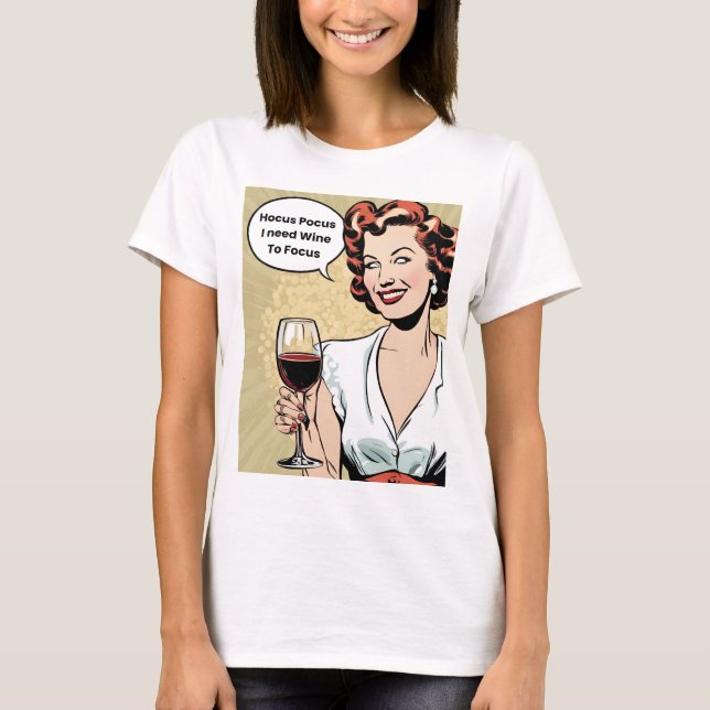 Funny Halloween Design: Hocus Pocus  T-Shirt (Front)