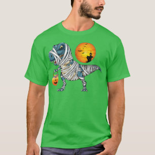 Funny Halloween Dinosaur T re Mummy Pumpkin Boys M T-Shirt