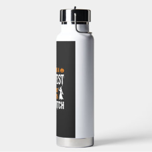 Funny Halloween DNA Test Witch Graphic Water Bottle
