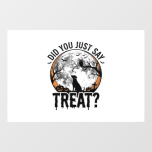 Funny Halloween Dog Treat Vintage Vector Design_1