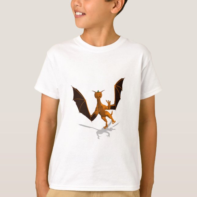 Funny Halloween Dragon T-Shirt (Front)