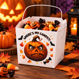 Funny Halloween Favor Box