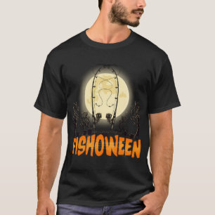 Funny Halloween Fishing ,Fisherman Halloween T-Shirt