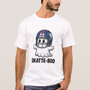 Funny Halloween Football Ghost Cute Costume T-Shirt