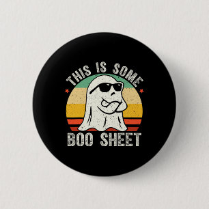Funny Halloween Ghost Costume Vintage Mens Women 6 Cm Round Badge
