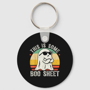 Funny Halloween Ghost Costume Vintage Mens Women  Key Ring