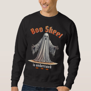 Funny Halloween Ghost Graphis with Sarcastic Humou Sweatshirt