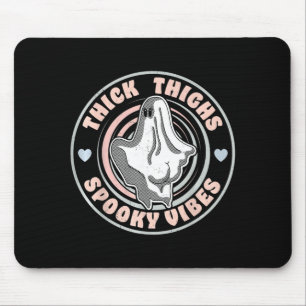 Funny Halloween Ghost Pastel Goth Mouse Pad