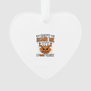 Funny Halloween Ghost Pumpkin Quote Vector Design_ Ornament