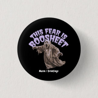 Funny Halloween Ghost Quote Artwork 3 Cm Round Badge