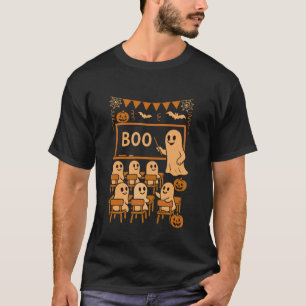Funny Halloween Ghost Teacher Teaching Students in T-Shirt