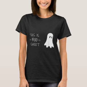 Funny Halloween Ghost This Is Boo Sheet T-Shirt
