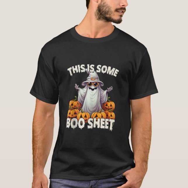 Funny Halloween Ghost This Is Some Boo Sheet Tank  (Front)
