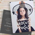 Funny Halloween Ghosting Trick or Treat This Year Postcard<br><div class="desc">Let everyone,  your friends,  family and neighbours know your family is ghosting trick or treat this year but wish them a happy halloween!</div>