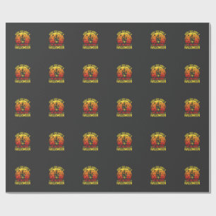 Funny Halloween Haunted House Me On Some Design Wrapping Paper