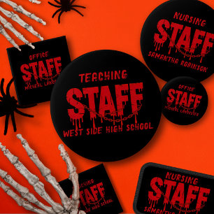 Funny Halloween Horror Costume Adult Staff Party  6 Cm Round Badge