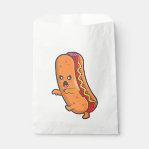 funny halloween hot dog monster favour bags