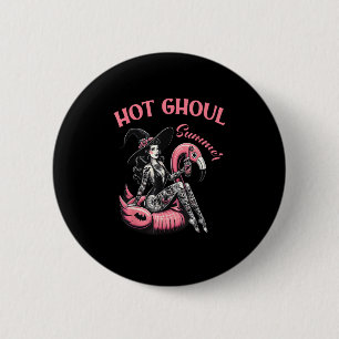  Funny Halloween Hot Ghoul Summer Summerween Cute 6 Cm Round Badge