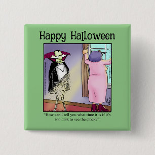 Funny Halloween Humour Button