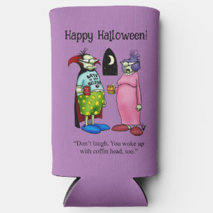 Funny Halloween Humour Can Cooler Gift