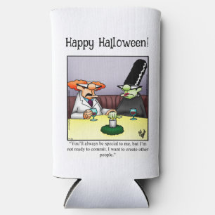 Funny Halloween Humour Can Cooler Gift