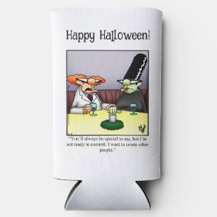 Funny Halloween Humour Can Cooler Gift